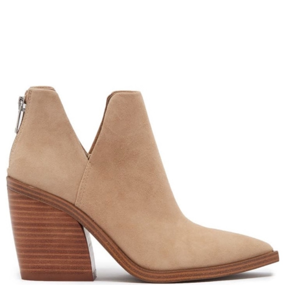 Vince Camuto - Tan Suede Ankle Boots